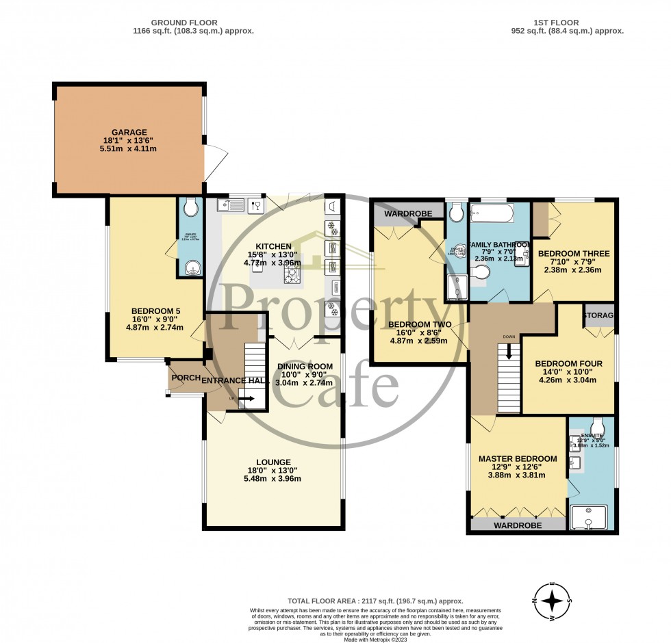 Floorplan for Fyning Place, Bexhill-on-Sea, East Sussex