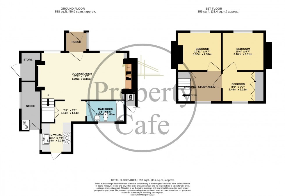 Floorplan for Peartree Lane, Bexhill-on-Sea, East Sussex