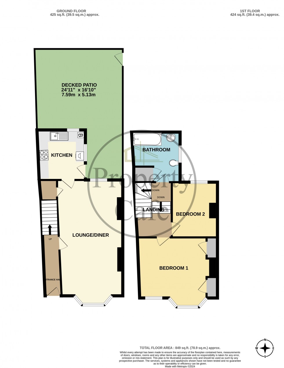 Floorplan for Terminus Road, Bexhill-on-Sea, East Sussex
