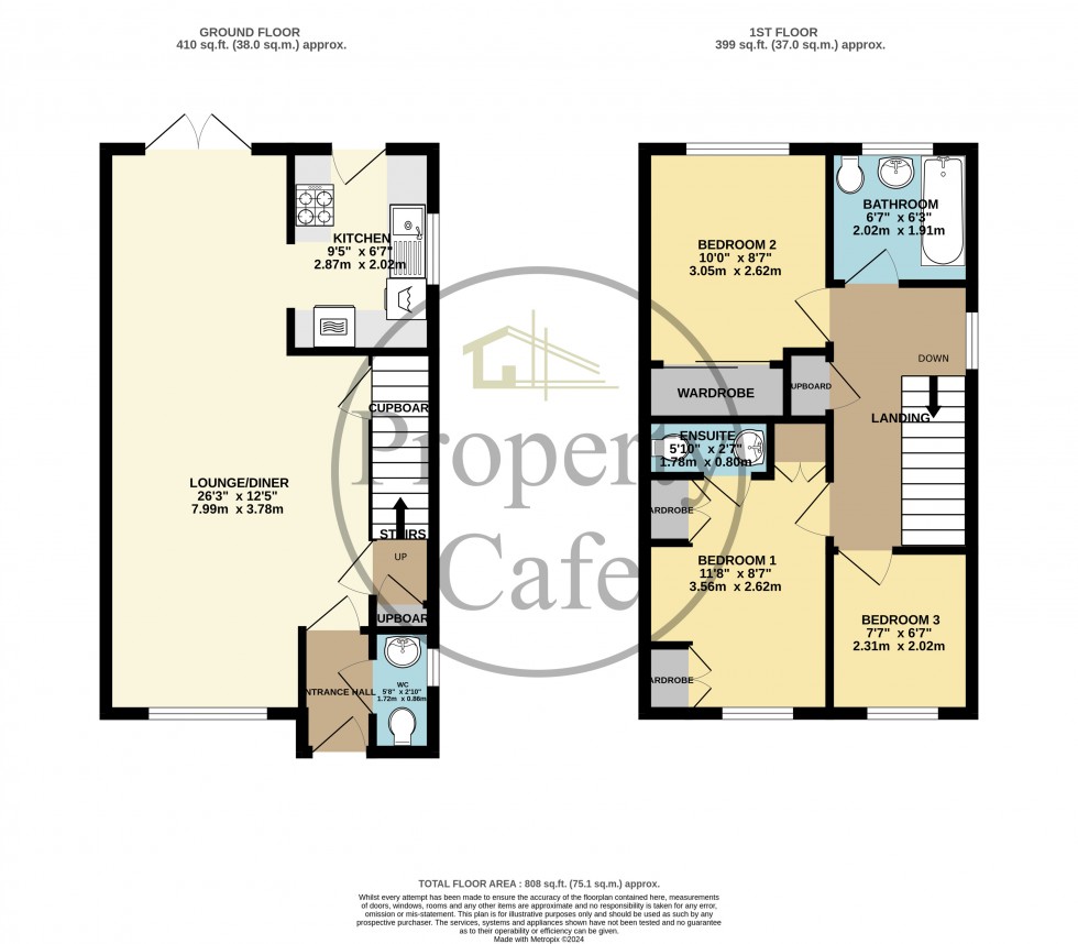 Floorplan for School Place, Bexhill-on-Sea, East Sussex