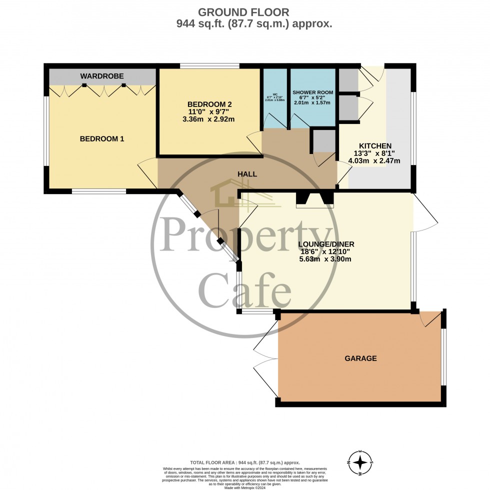 Floorplan for Deans Drive, Bexhill-on-Sea, East Sussex